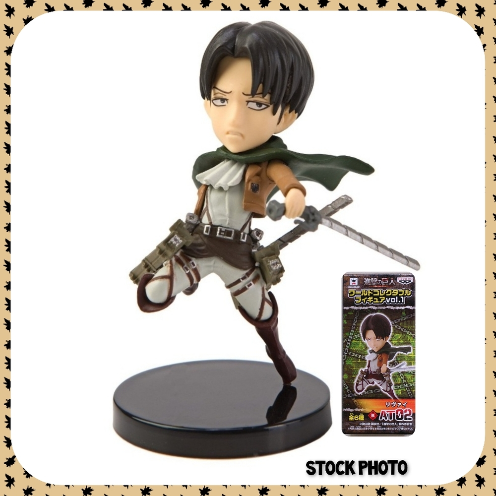🍂Loot Crate/Banpresto/WCF: Attack on Titan: Levi AT02 •Vol. 1• 2.5" Mini Figure